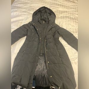 Cole Haan black puffer coat